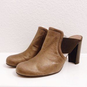 Donald J Pliner Clog Mule Briana Leather Elastic (Made in Spain) Size 9.5M New